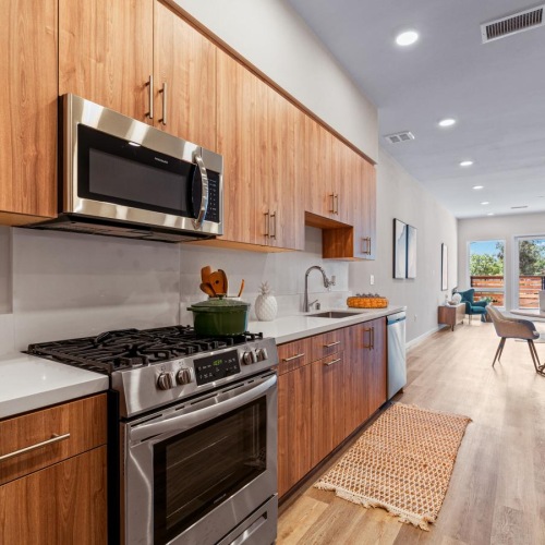 Beautiful kitchens with designer finishes a kitchen with wooden cabinets